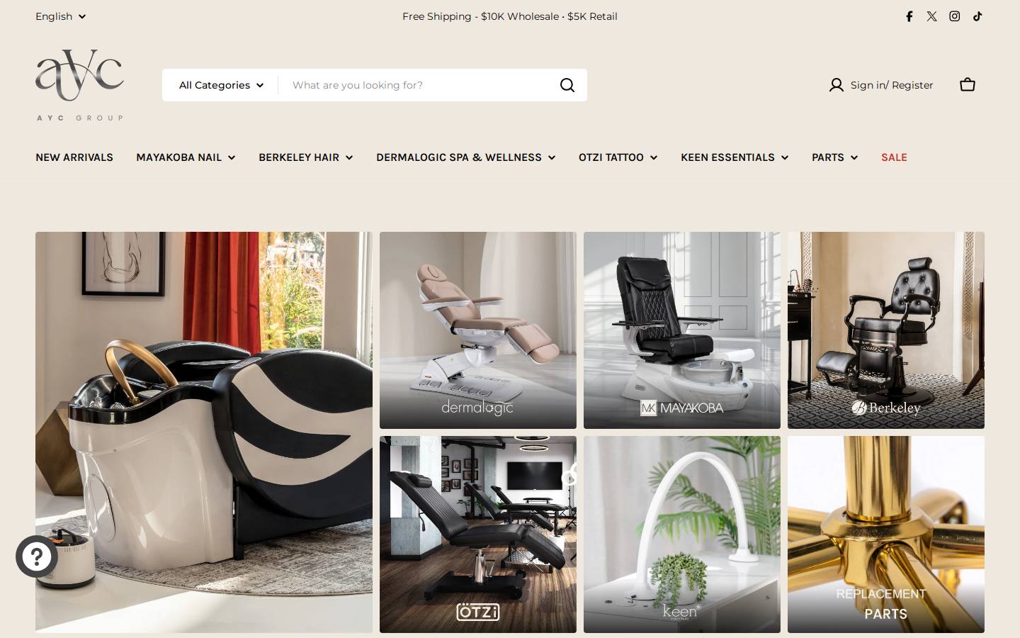 aycllc.com homepage screenshot