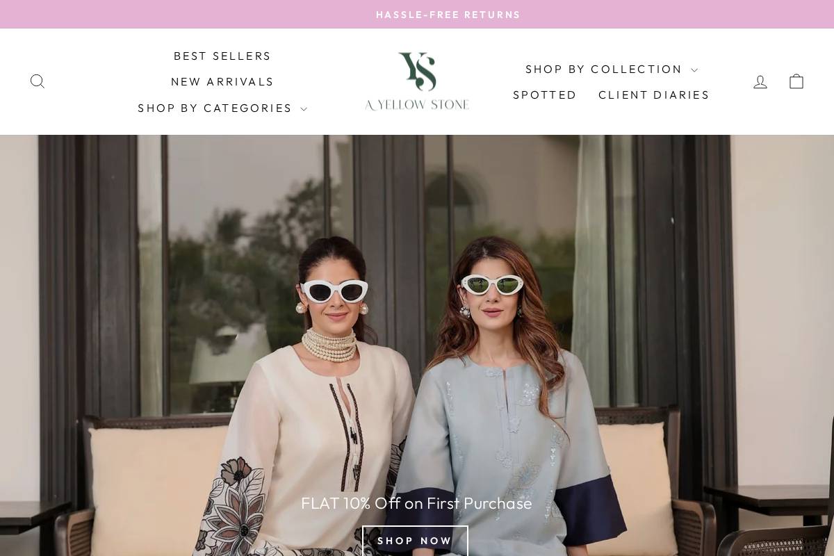 ayellowstone.com homepage screenshot