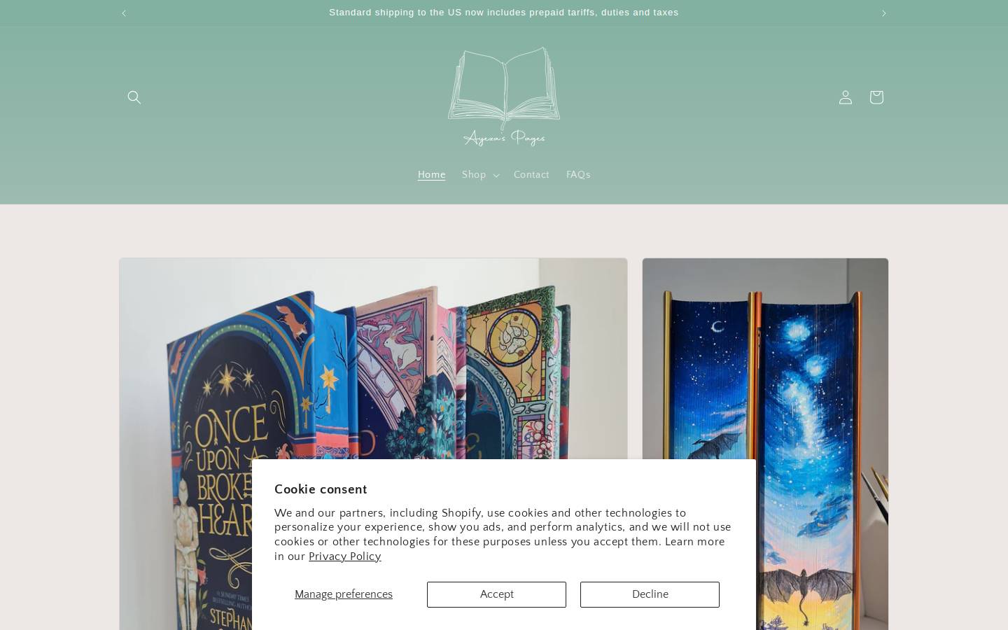 ayezaspages.com homepage screenshot