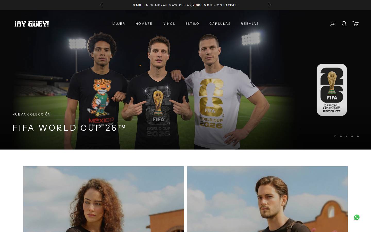 ayguey.mx homepage screenshot