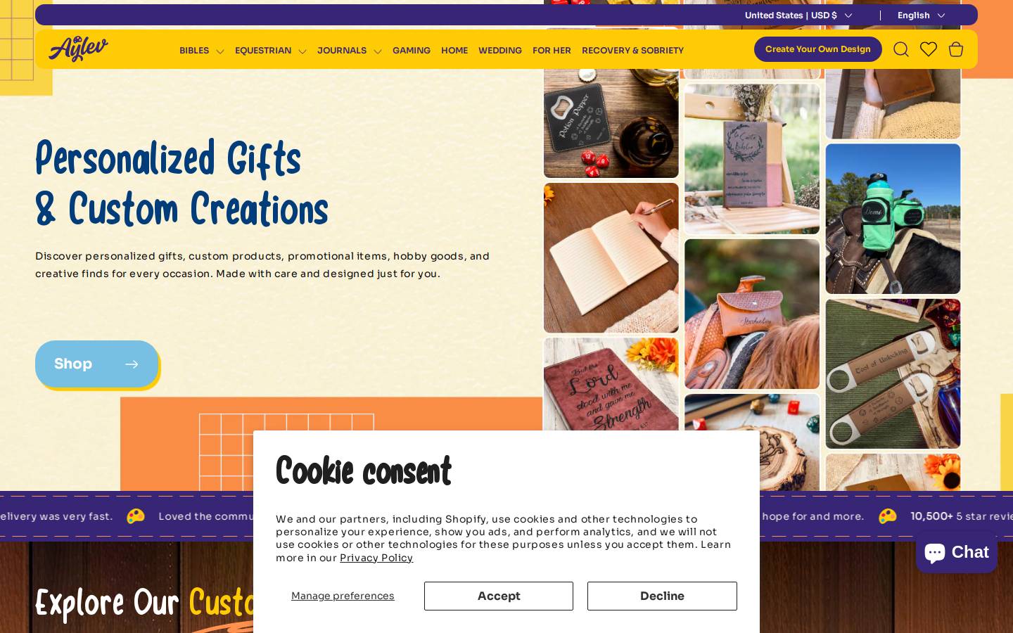 aylev.com homepage screenshot