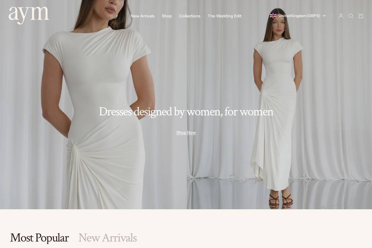 AYM homepage screenshot