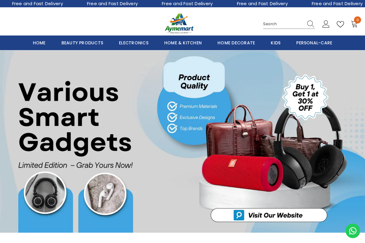 aymemart homepage screenshot