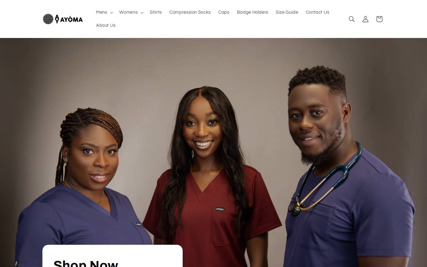 ayomacare.com homepage screenshot