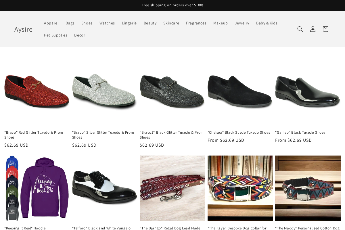 aysire.com homepage screenshot