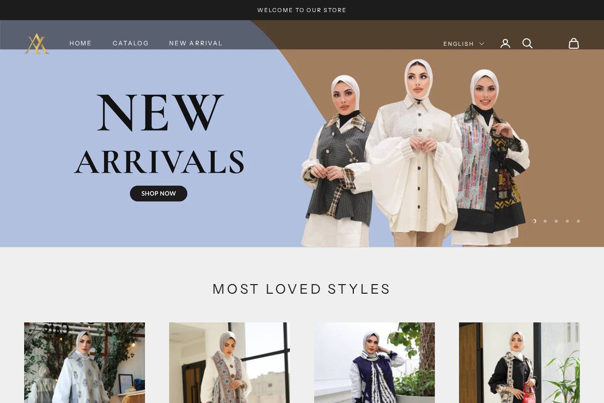 aysunkw.com homepage screenshot