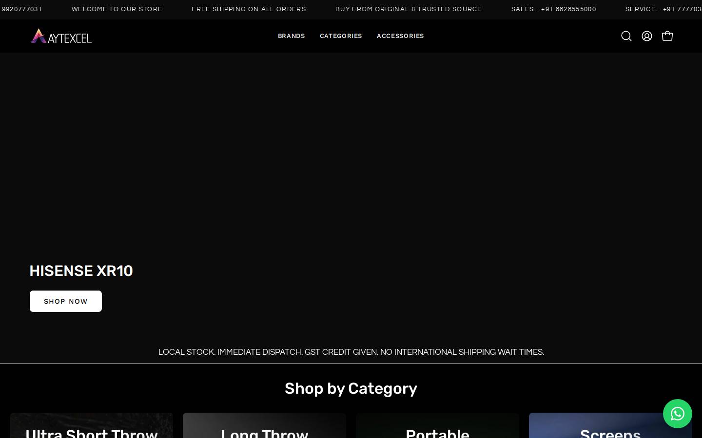aytexcel.com homepage screenshot