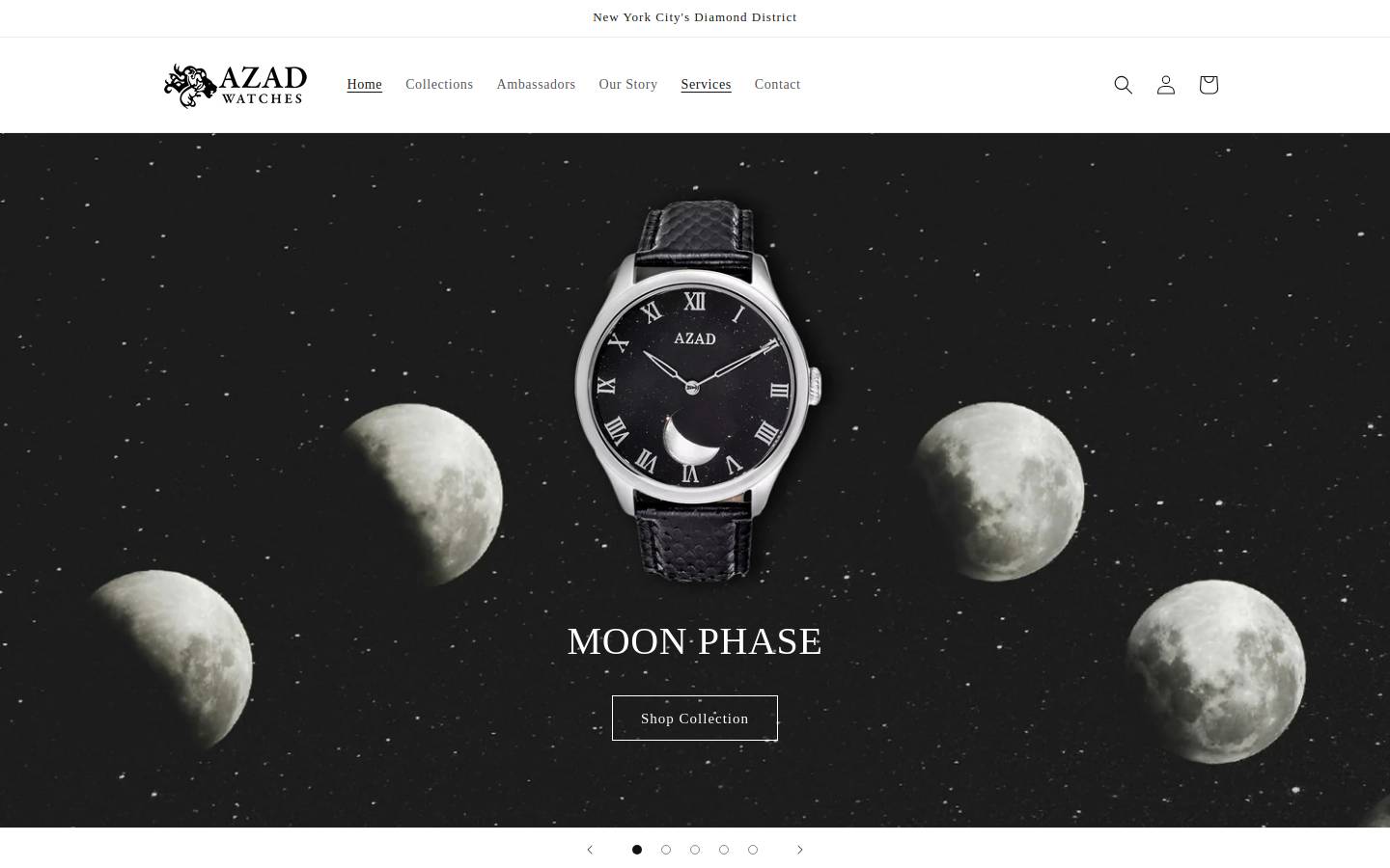 azadwatch.com homepage screenshot