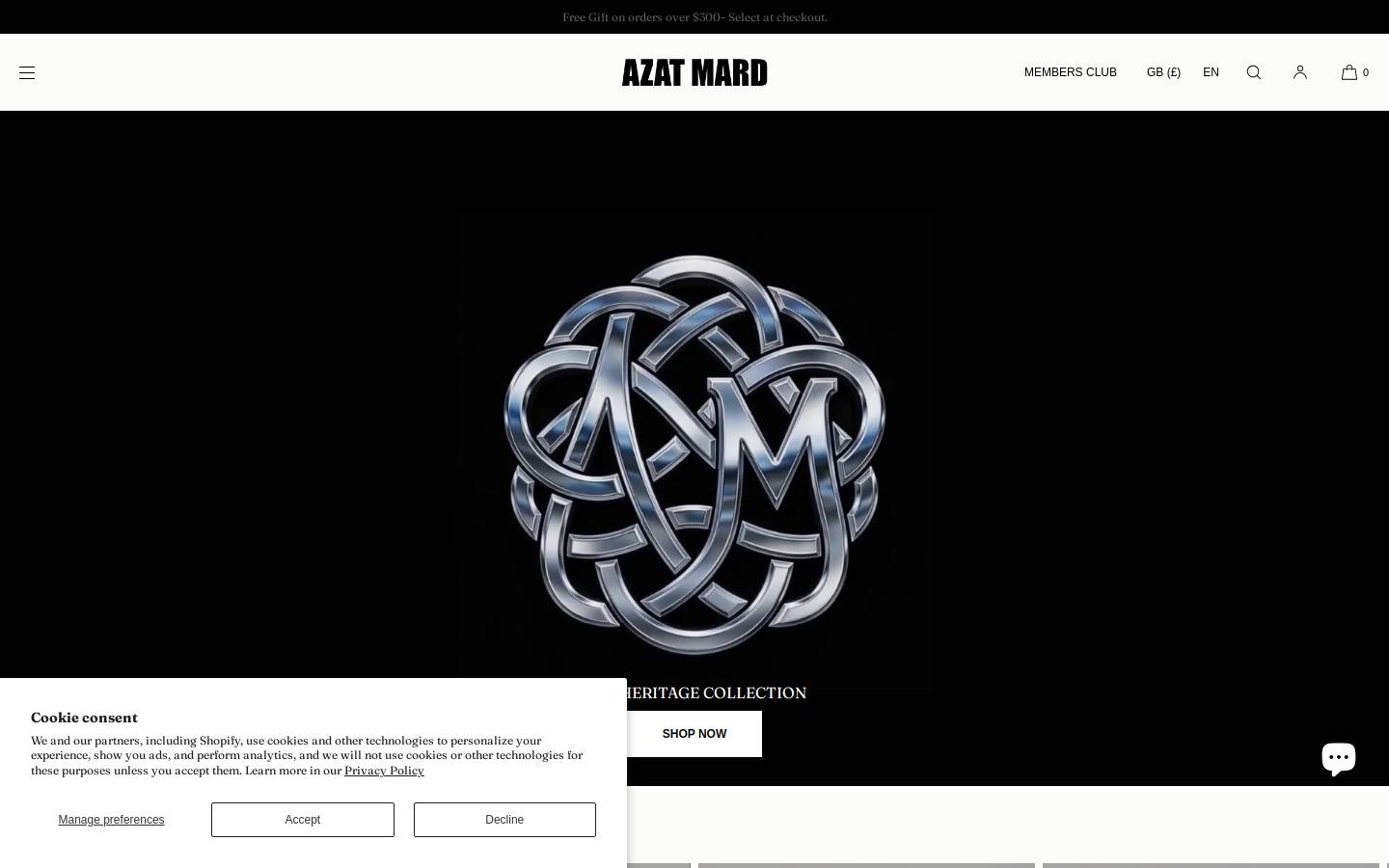 Azat Mard homepage screenshot
