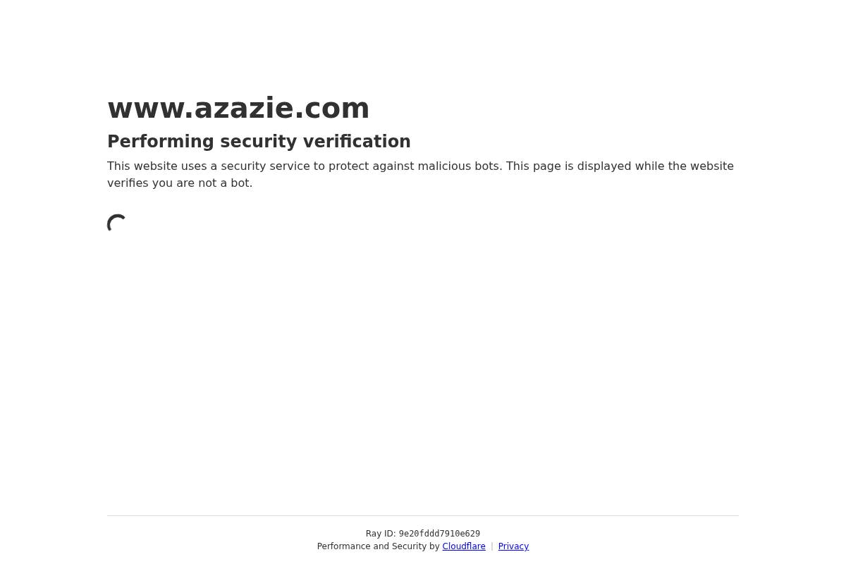 AZAZIE homepage screenshot