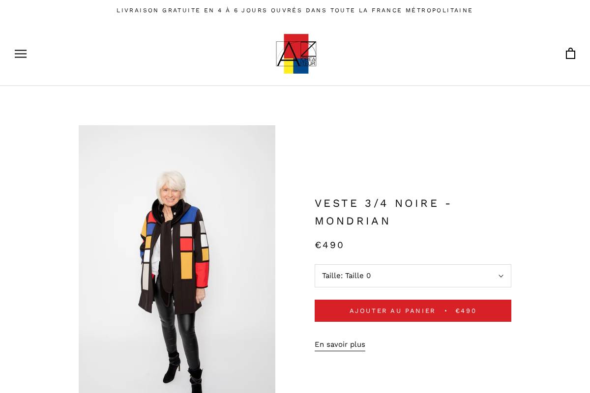 azcreateur.com homepage screenshot