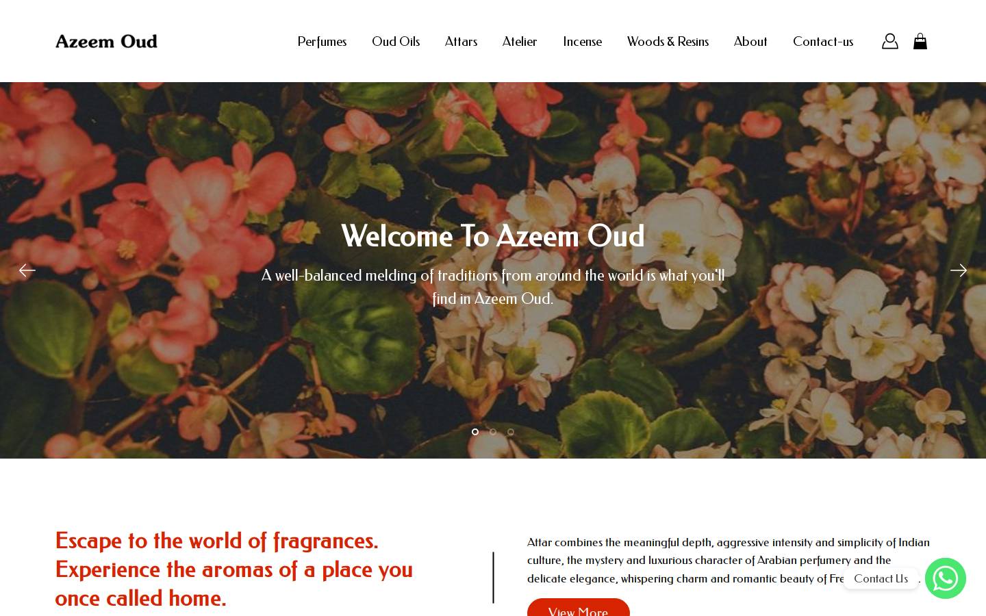 azeemoud.com homepage screenshot