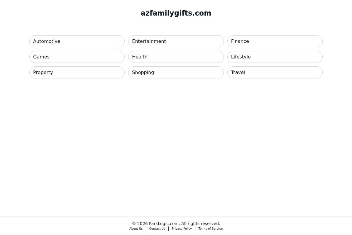 azfamilygifts.com homepage screenshot