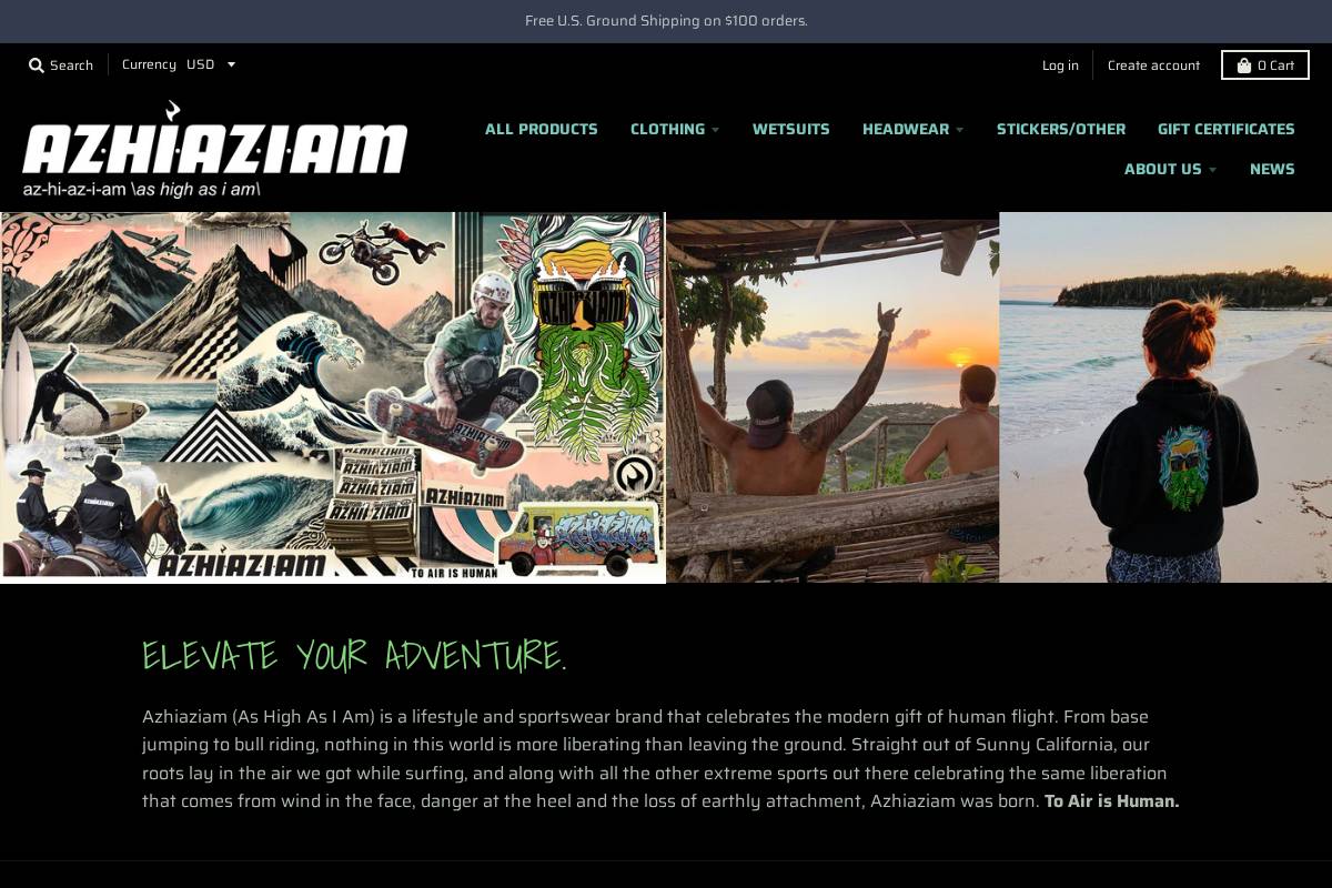 azhiaziam.com homepage screenshot