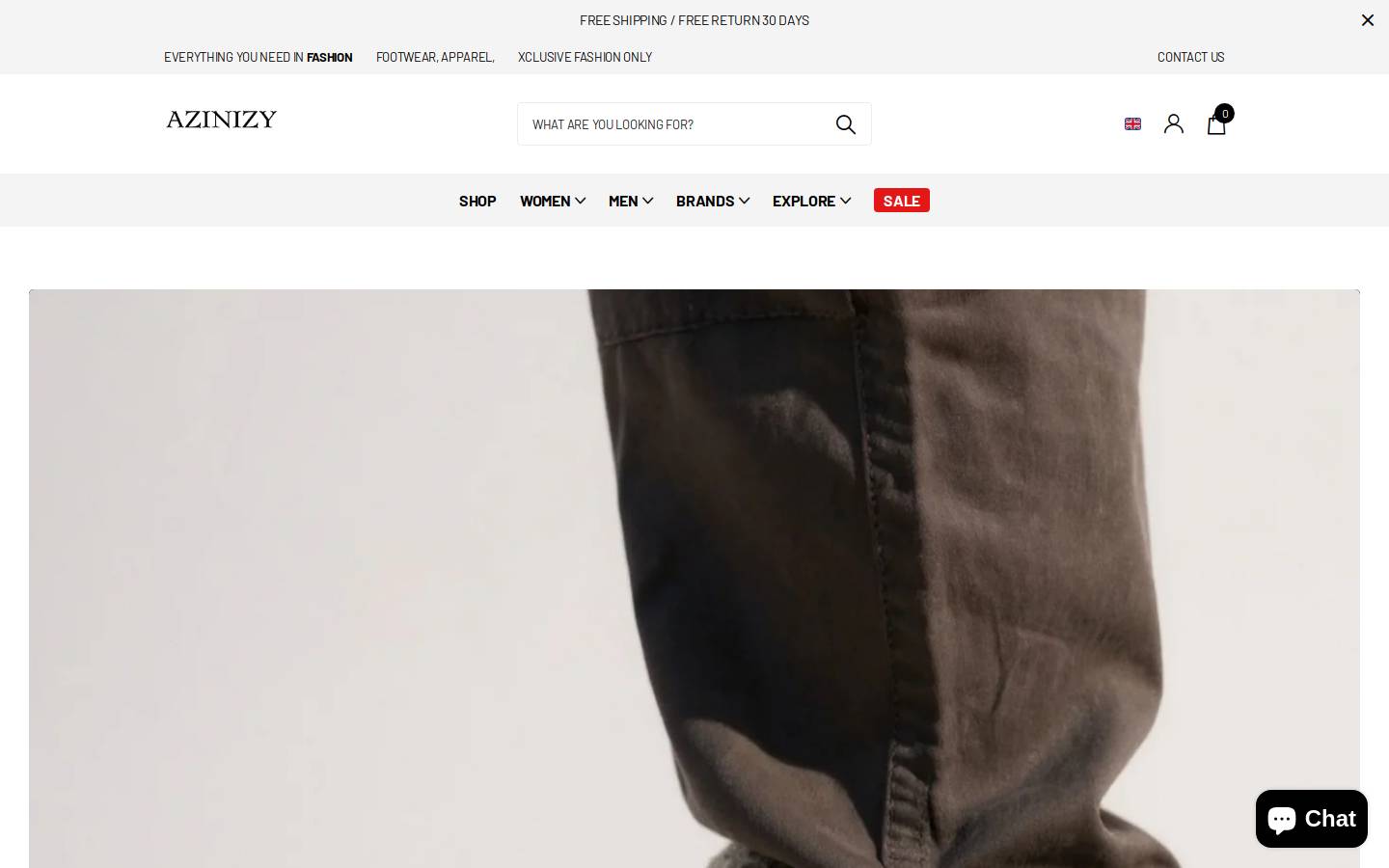 Azinizy homepage screenshot