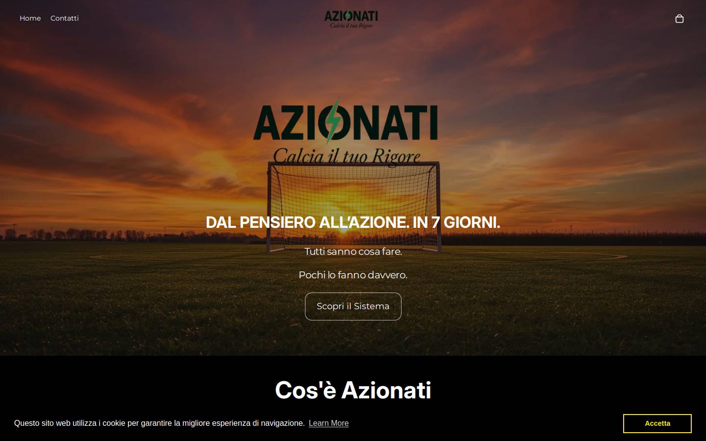 azionati.com homepage screenshot