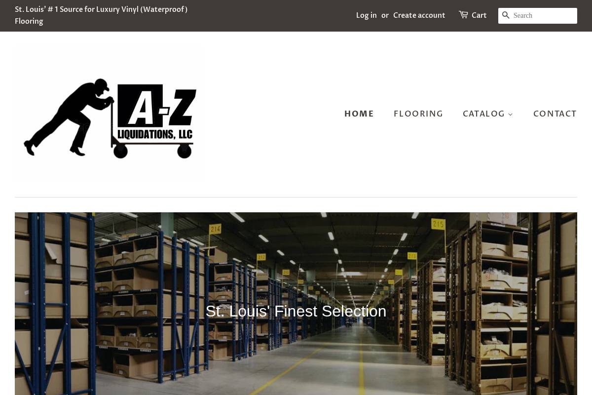 azliquidationsllc.com homepage screenshot