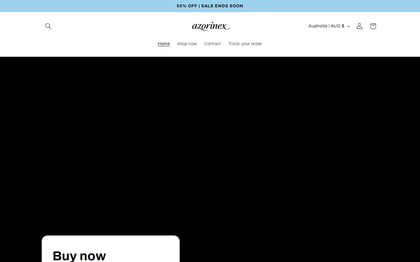 azorinex.com homepage screenshot