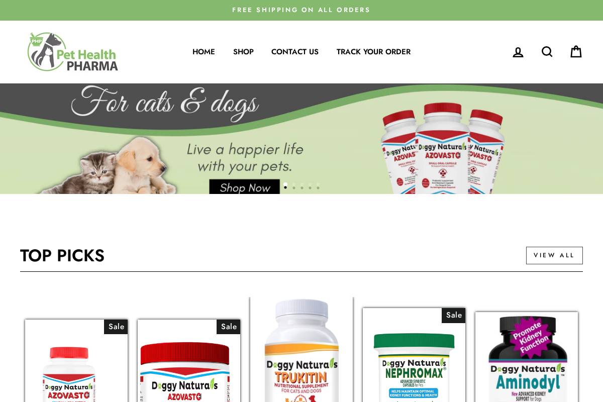 Azovastplus homepage screenshot