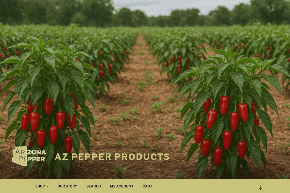 azpepper.com homepage screenshot