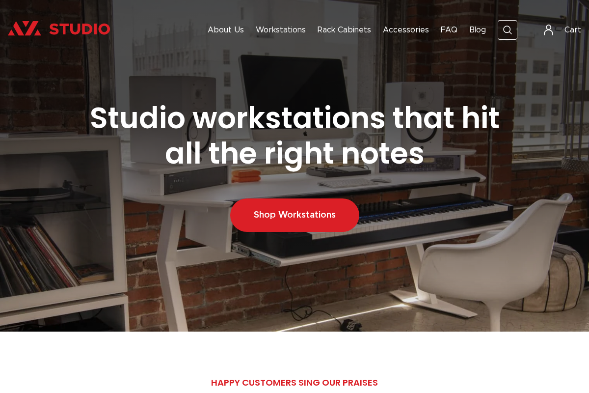 azstudioworkstations.com homepage screenshot