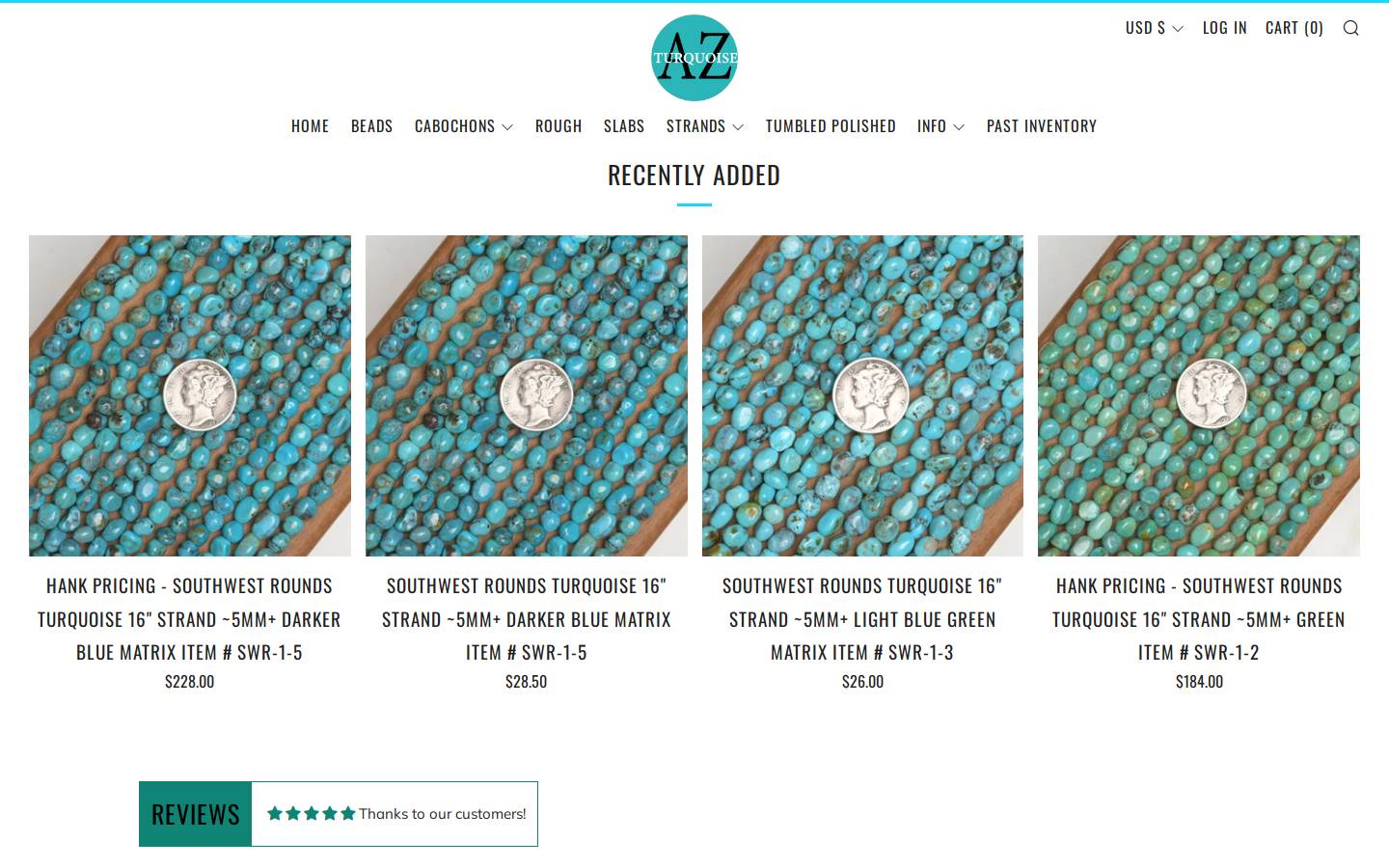 azturquoise.com homepage screenshot