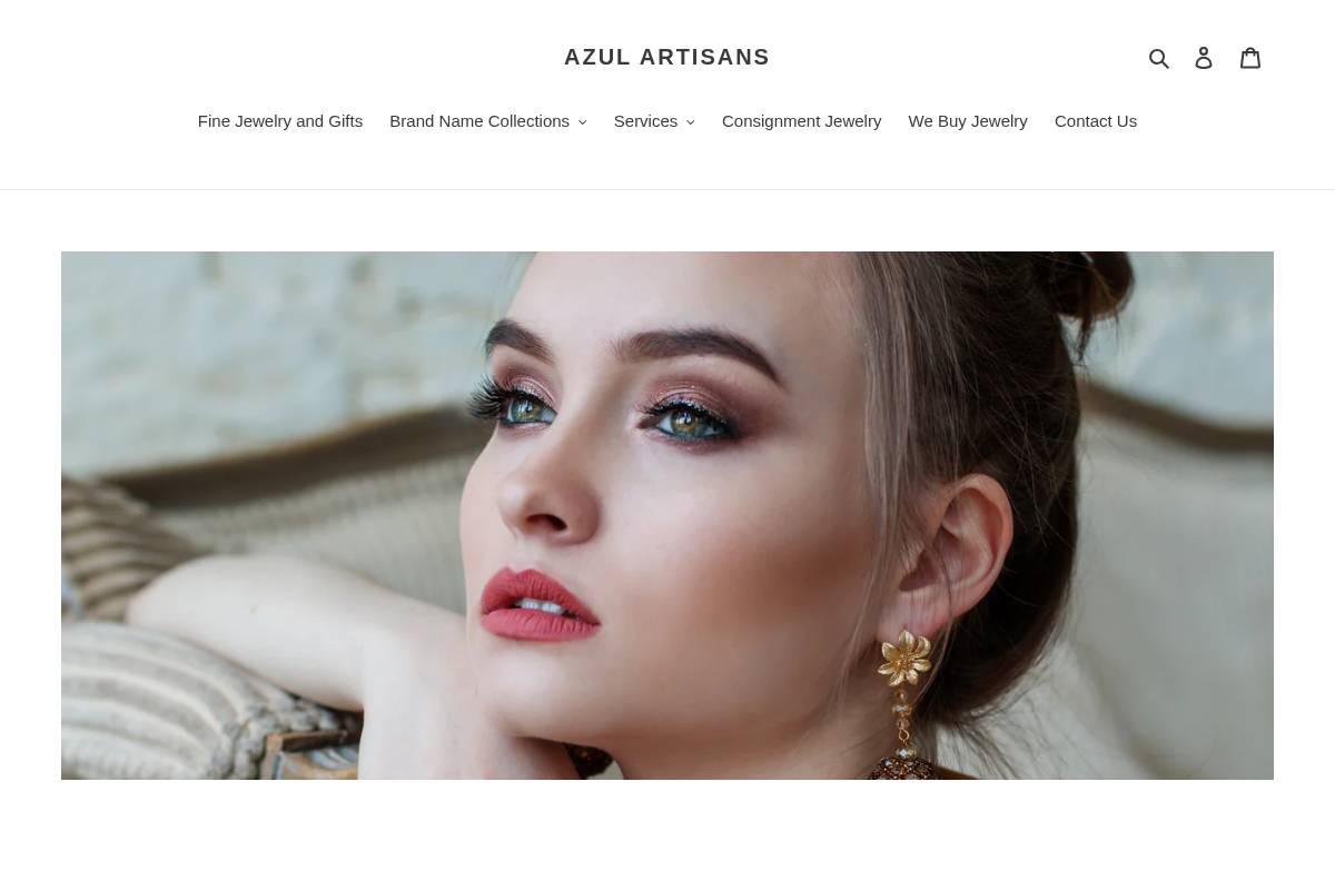 azulartisans.com homepage screenshot