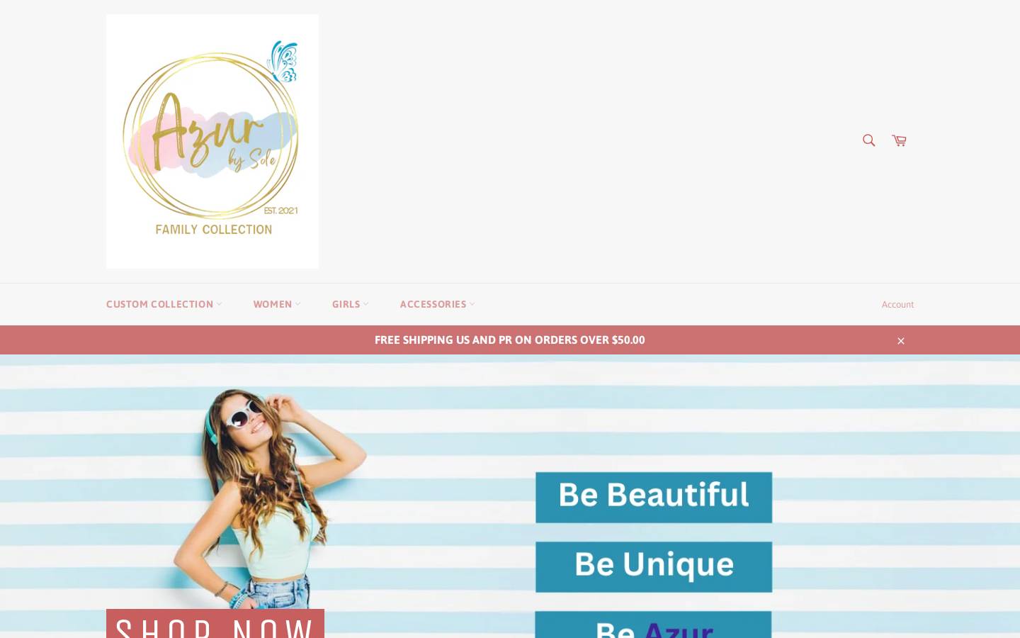 azurbysole.com homepage screenshot