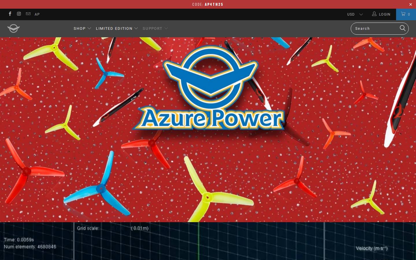 azurepowerusa.com homepage screenshot