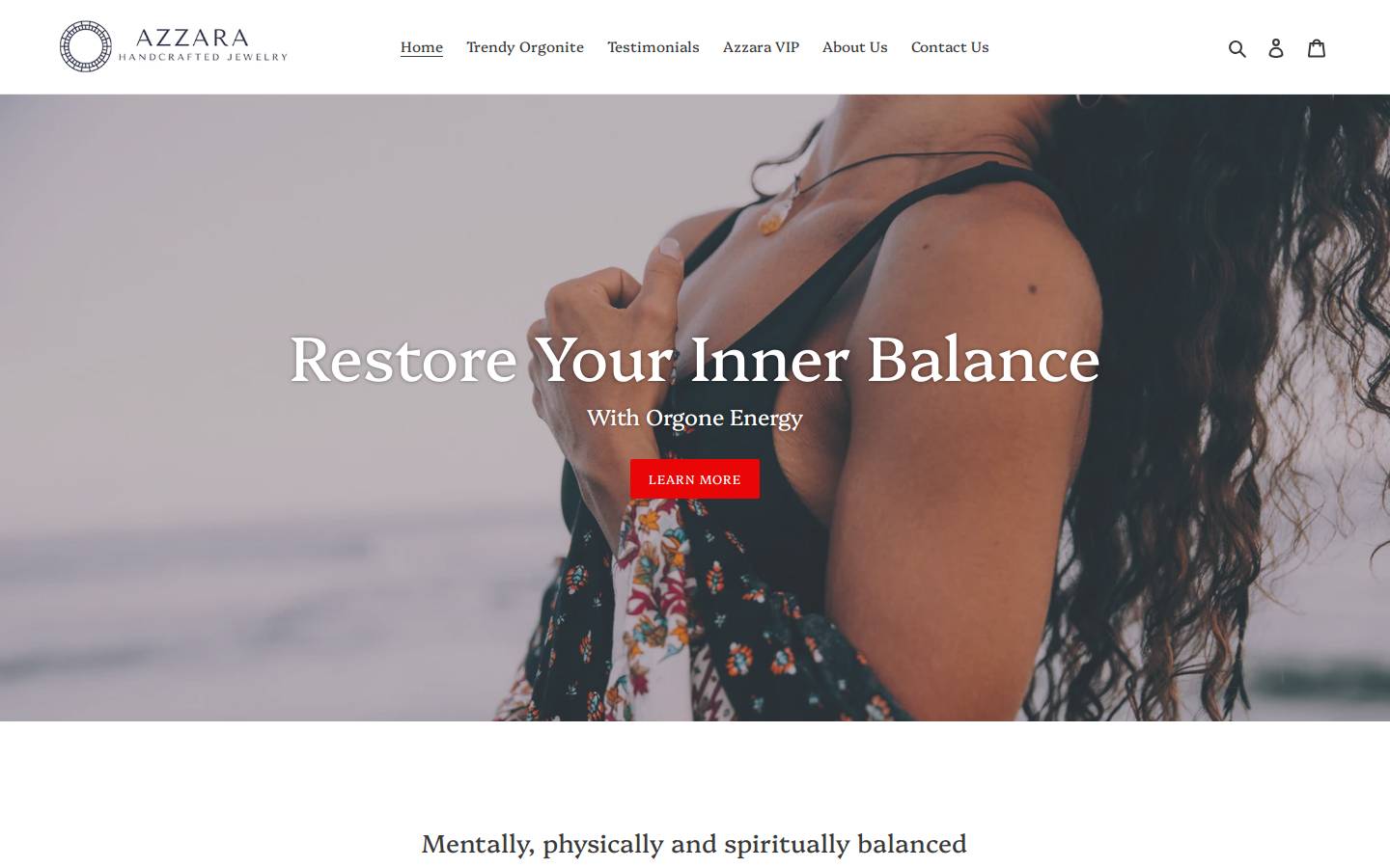 azzara.co homepage screenshot