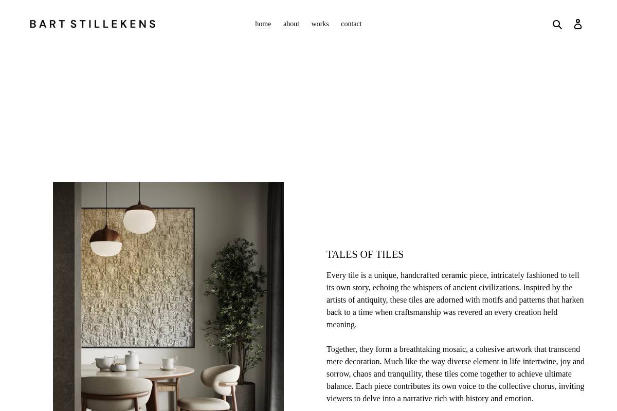 b-art.com homepage screenshot