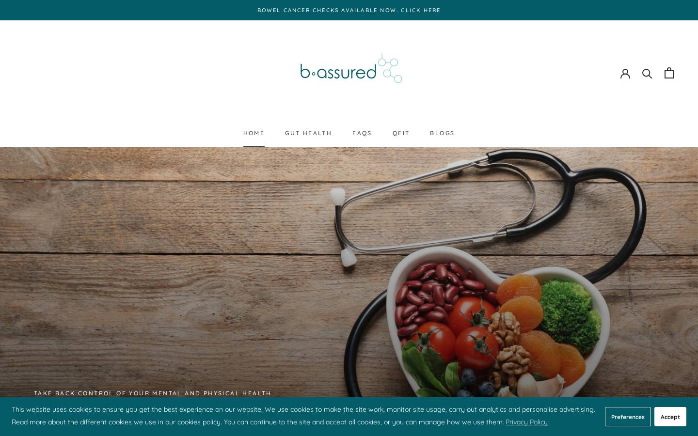 b-assured.com homepage screenshot