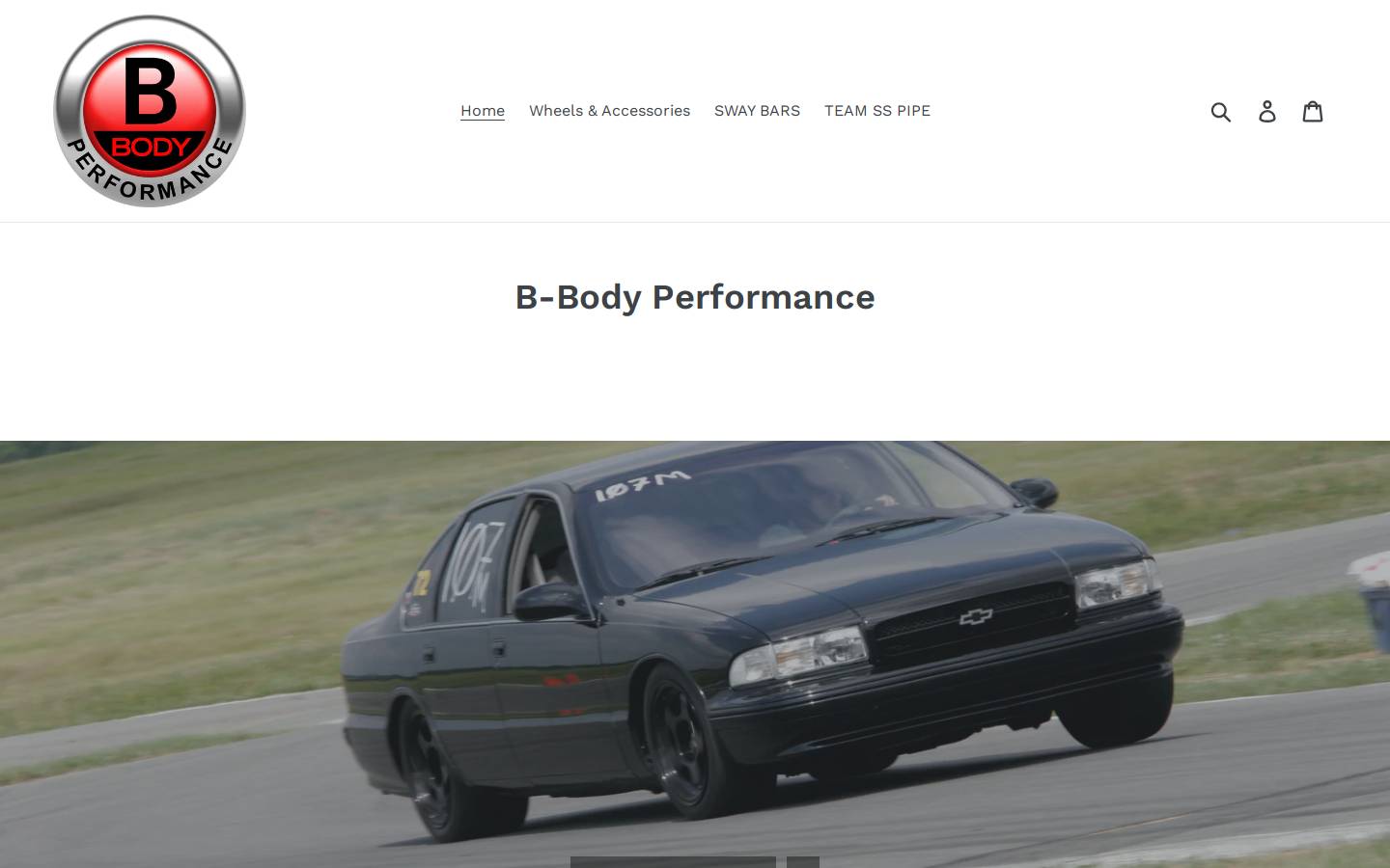 b-bodyperformance.com homepage screenshot