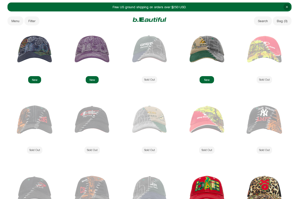 b.Eautiful homepage screenshot