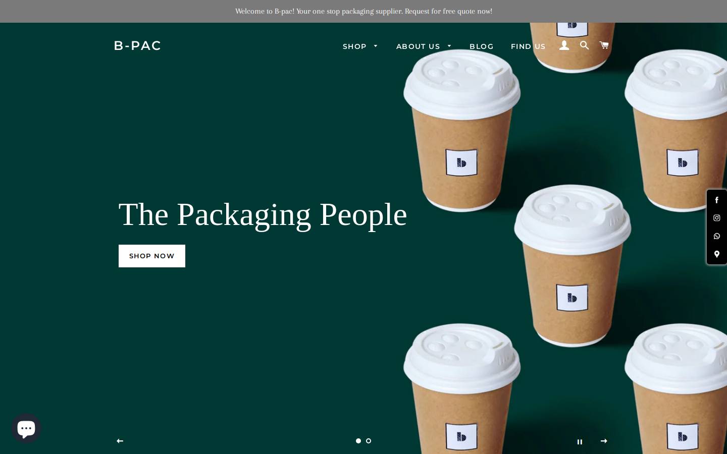b-pac.com.my homepage screenshot