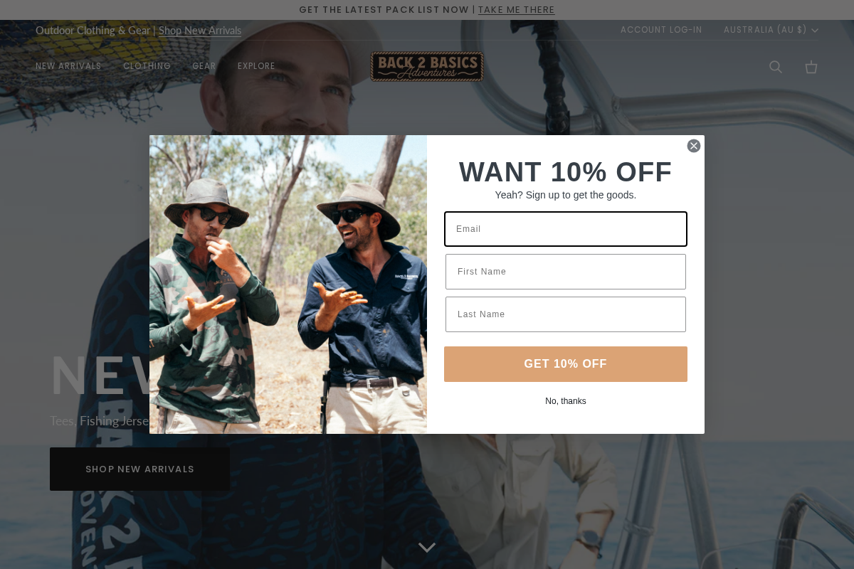 B2B Adventures homepage screenshot