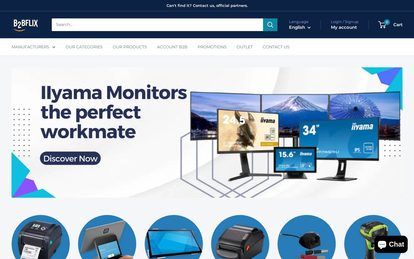 b2bflix.it homepage screenshot