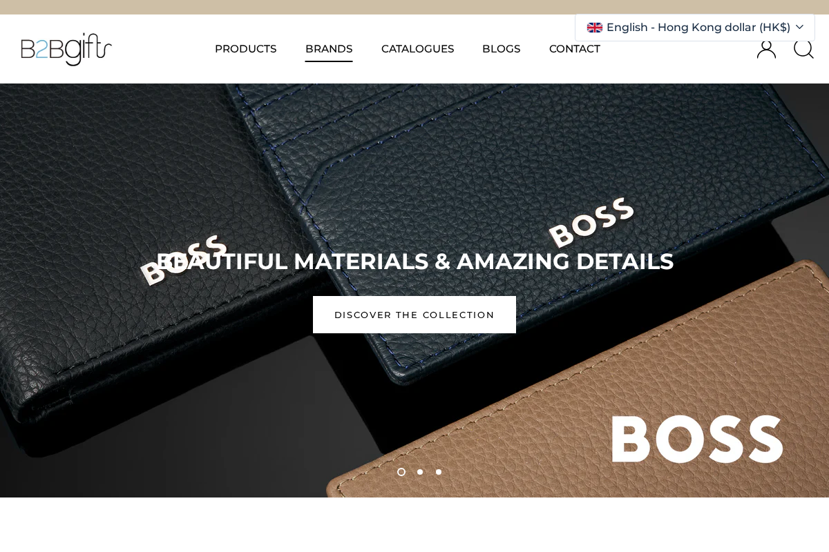 Luxury Corporate Gifts | B2B Gifts Shop HK homepage screenshot