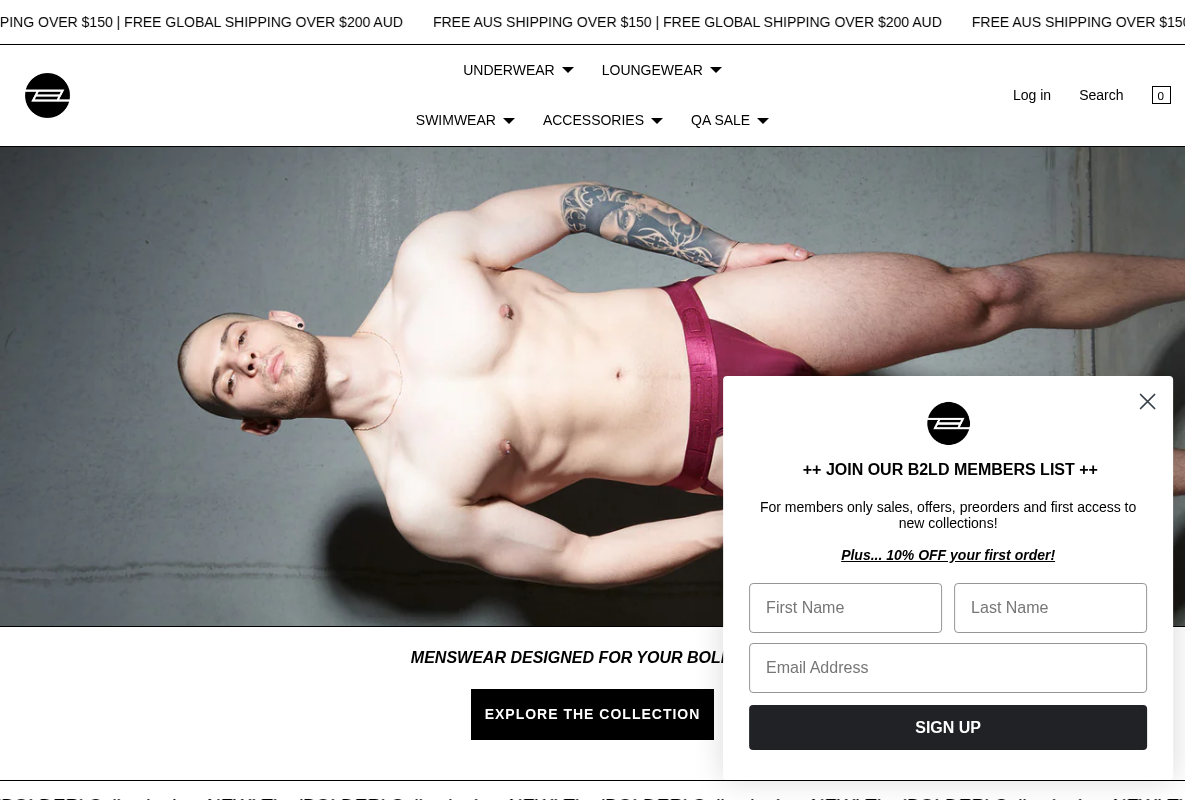 B2ldstudios homepage screenshot