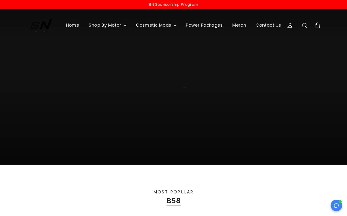 b58network.com homepage screenshot
