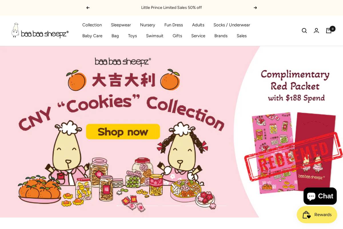 baabaasheepz.com homepage screenshot