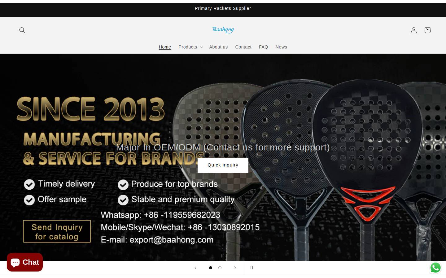 baahong.com homepage screenshot