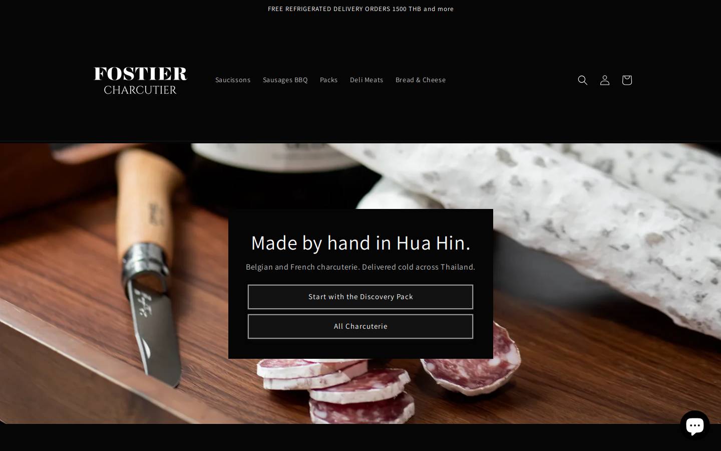 baanfostier.com homepage screenshot