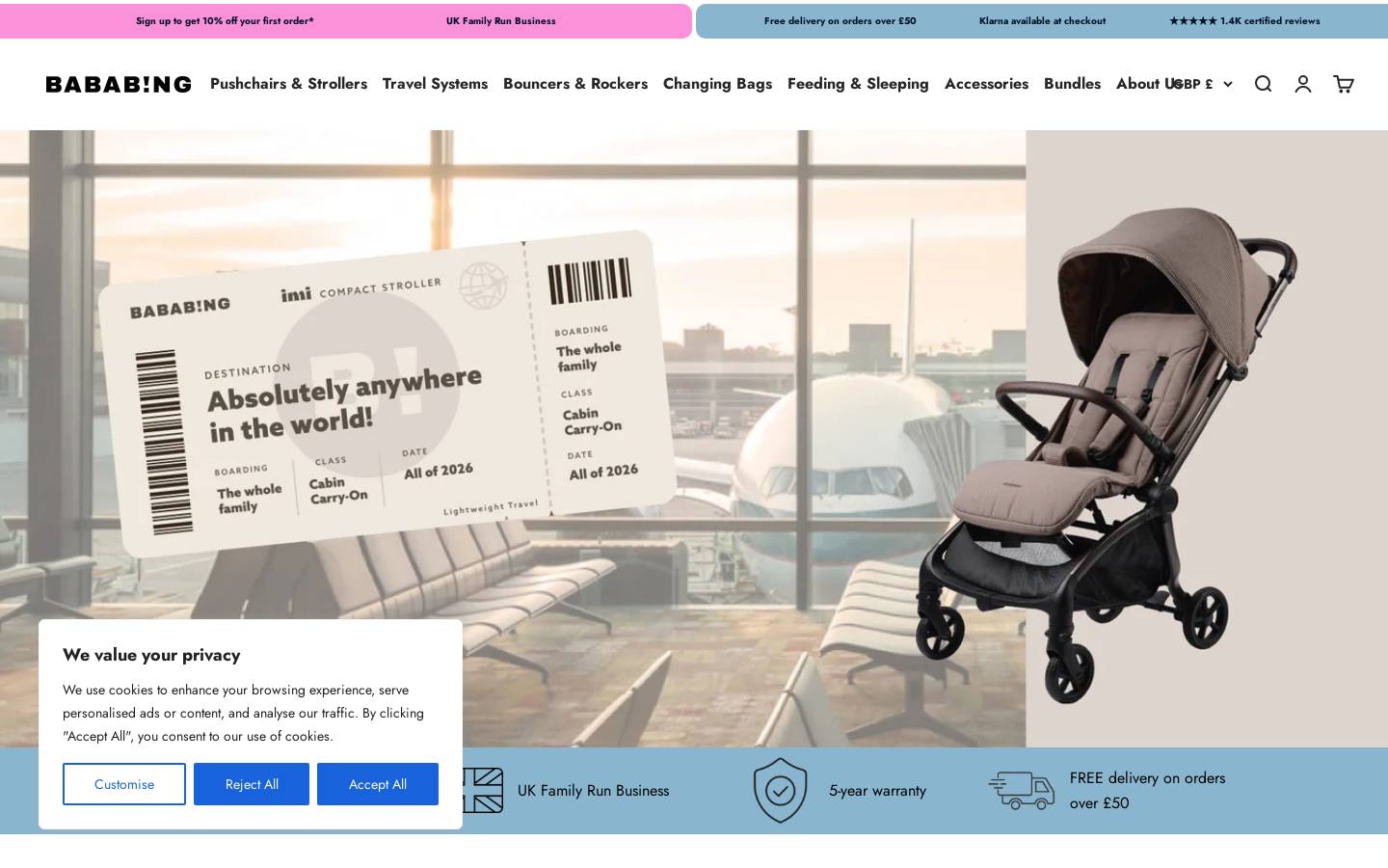 Bababing Ltd homepage screenshot