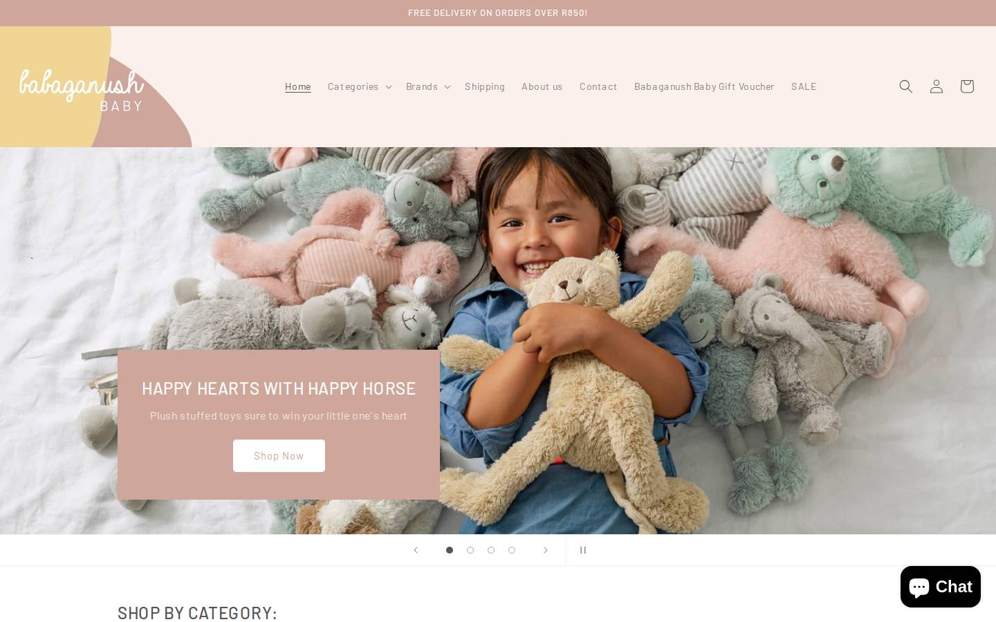 babaganushbaby.com homepage screenshot