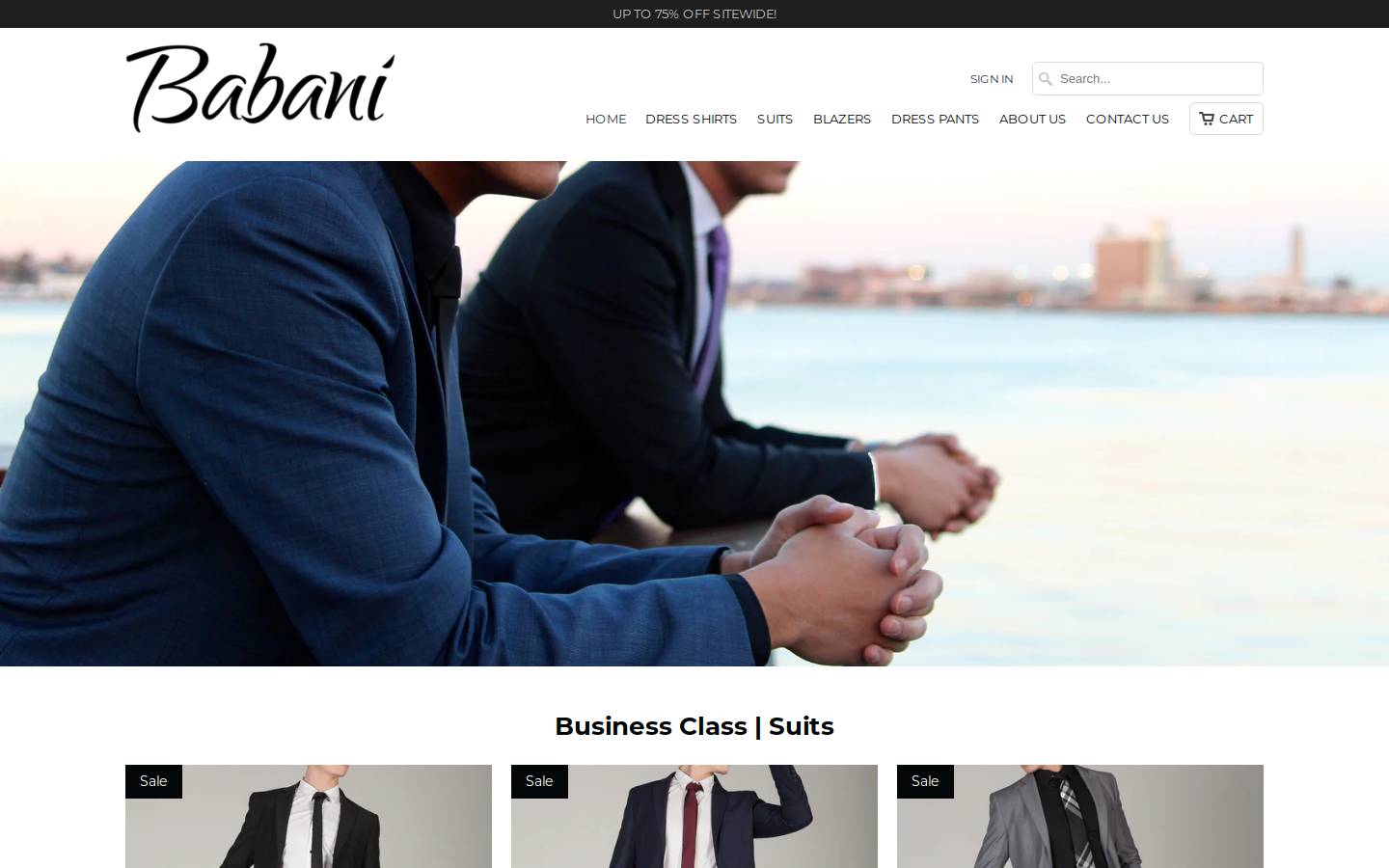 babani.com homepage screenshot