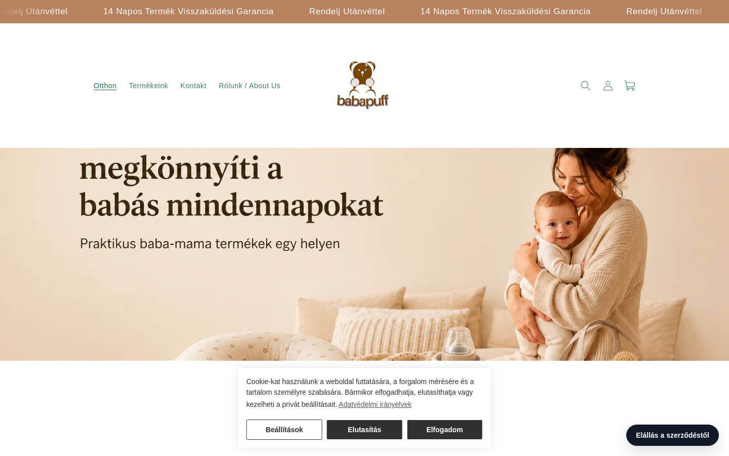 babapuff.com homepage screenshot