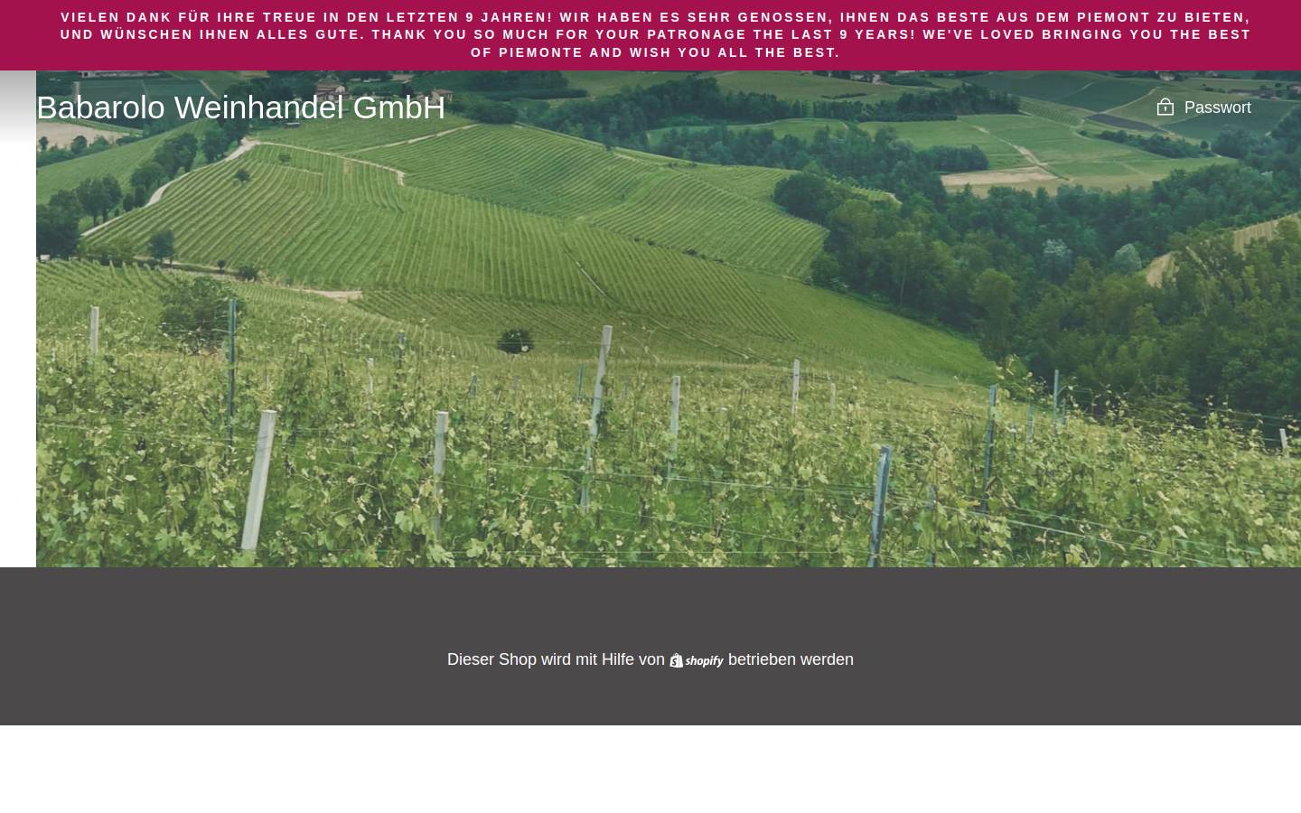 Babarolo homepage screenshot