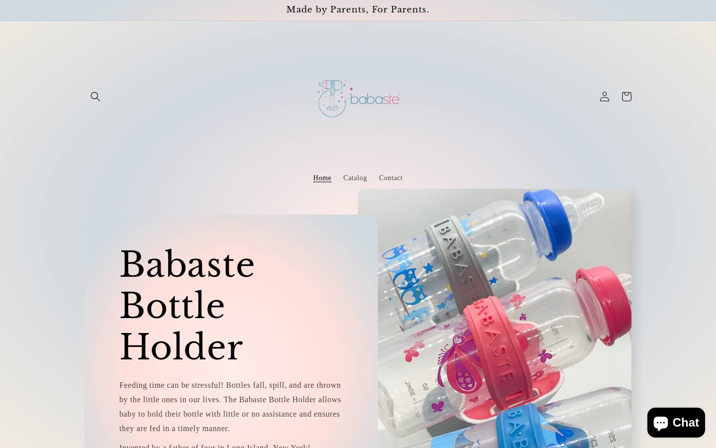 babaste.com homepage screenshot