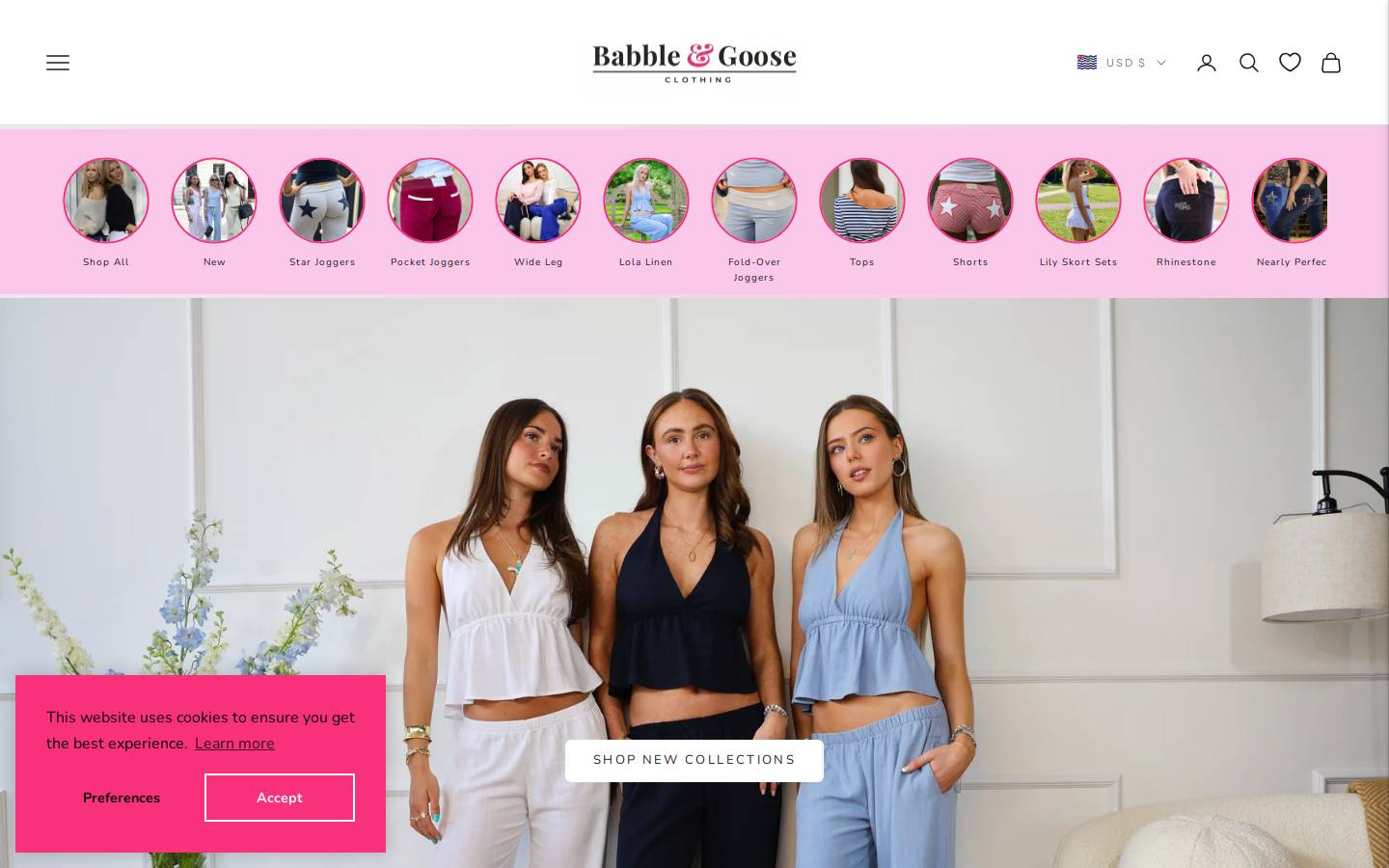 babbleandgoose.com homepage screenshot